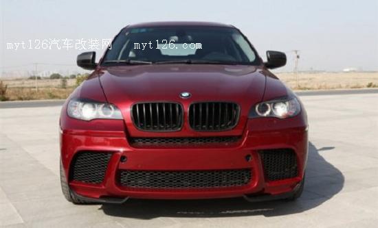 视觉效果相当强烈 宝马X6改装performance前杠hamann排气图2 