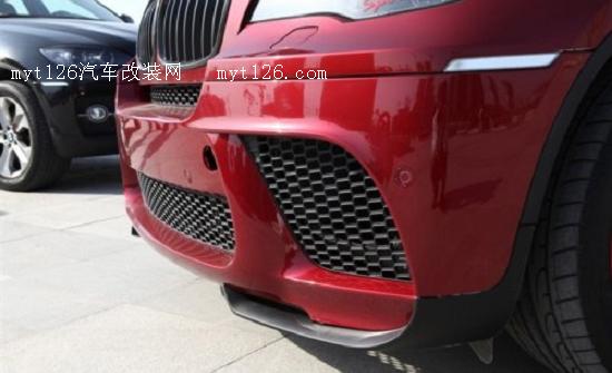 视觉效果相当强烈 宝马X6改装performance前杠hamann排气图3 