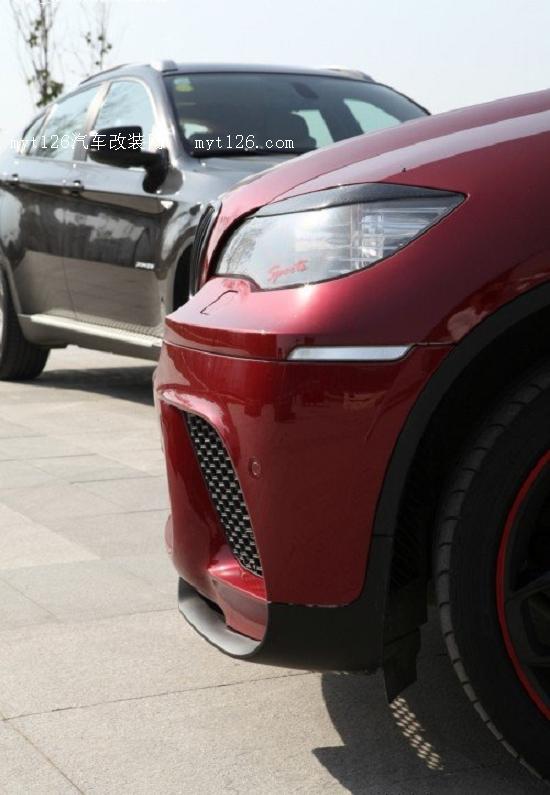 视觉效果相当强烈 宝马X6改装performance前杠hamann排气图4 