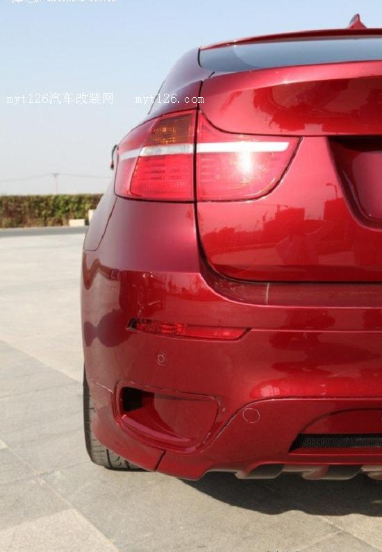 视觉效果相当强烈 宝马X6改装performance前杠hamann排气图13 