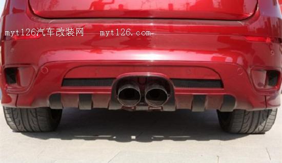 视觉效果相当强烈 宝马X6改装performance前杠hamann排气图23 