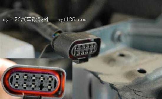 奔腾B70改装Q5双光透镜氙气灯 原装位安装图15 