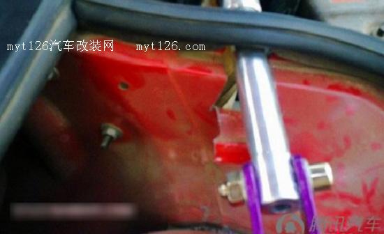 只为一个“炫”字 雪铁龙C2 改283mm前盘及降低车身作业图17  