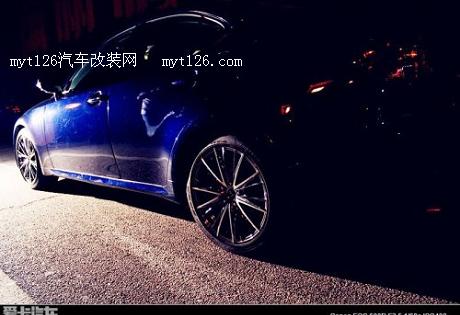夜幕中的吸引 实拍雷克萨斯IS250图2 
