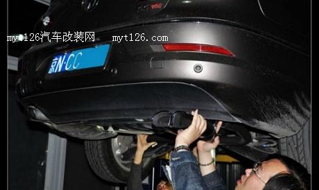大众CC改装irmscher原装进口四出尾排+后唇+短簧作业图12 www.t139.com