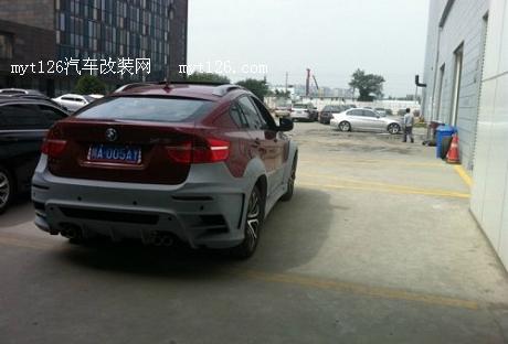 宝马X6改装双边四出排气 终极公路强悍图7 www.t139.com