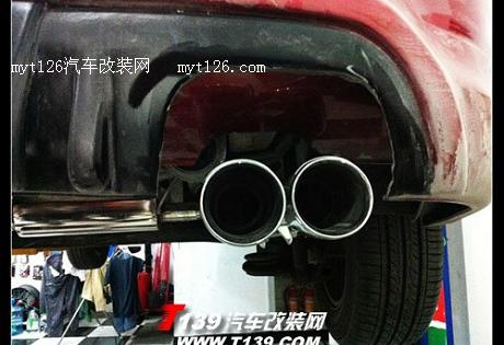 科鲁兹改装双边四出排气 声浪比较低沉图19 