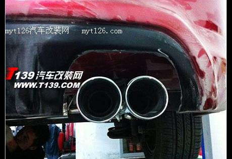 科鲁兹改装双边四出排气 声浪比较低沉图21 