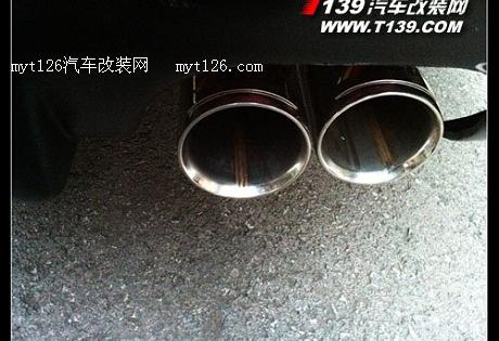 科鲁兹改装双边四出排气 声浪比较低沉图24 