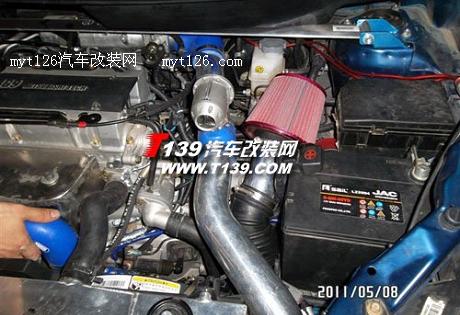 和悦RS改装1.8T涡轮发动机 动力提升明显图8 