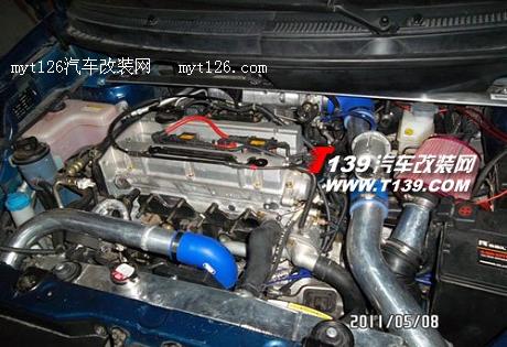 和悦RS改装1.8T涡轮发动机 动力提升明显图9 