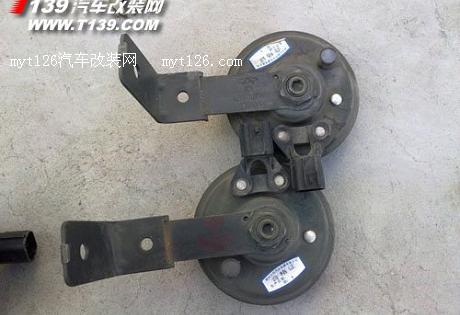 风云2安装蜗牛喇叭 完美甩掉盆式喇叭