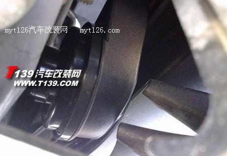 风云2安装蜗牛喇叭 完美甩掉盆式喇叭