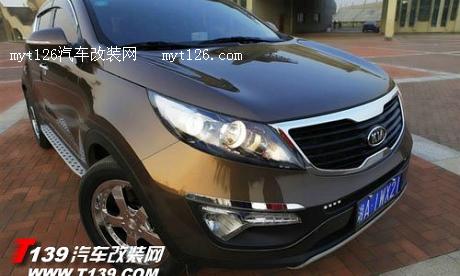 智跑改装18寸电镀轮毂 博得众多眼球