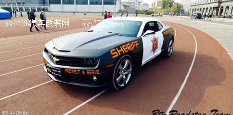 另类贴纸 警车版科迈罗 pic2 