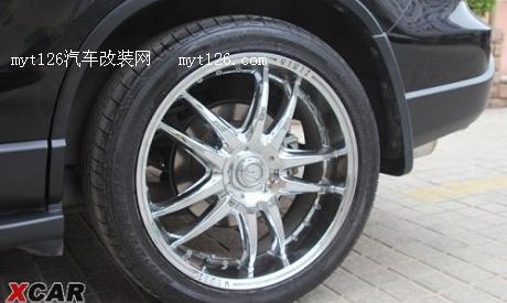 CR-V改装轮毂音响及排气图7 