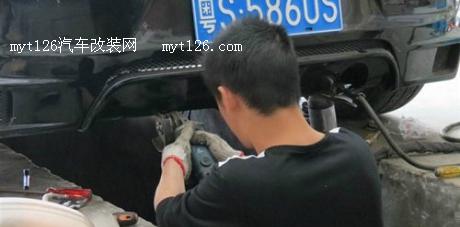 雅力士改装燕子尾双出排气图9 