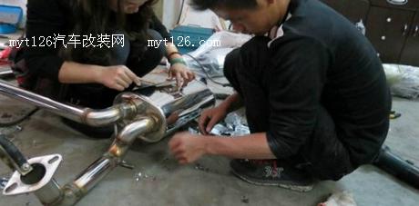 雅力士改装燕子尾双出排气图19 