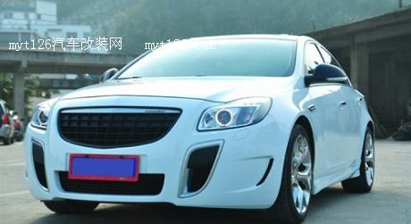 君威改GS前杠轮毂irmscher中网 图4  