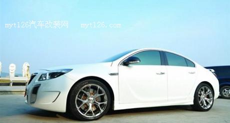 君威改GS前杠轮毂irmscher中网 图6  