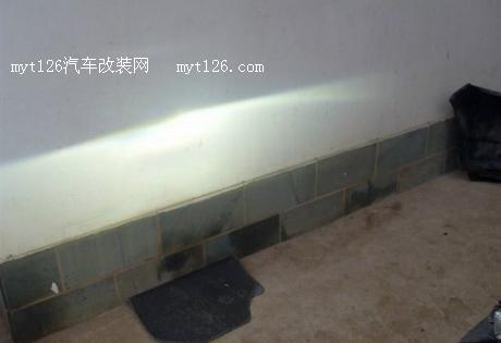 飞度加装电装蜗牛喇叭及双光透镜氙气大灯 