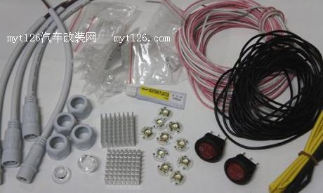 福克斯全车灯光升级 大灯、雾灯、行车灯及倒车灯 