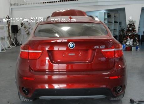 绿色旋风席卷而来 宝马X6升级ECU及亚光绿作业图2  