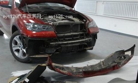 绿色旋风席卷而来 宝马X6升级ECU及亚光绿作业图3  