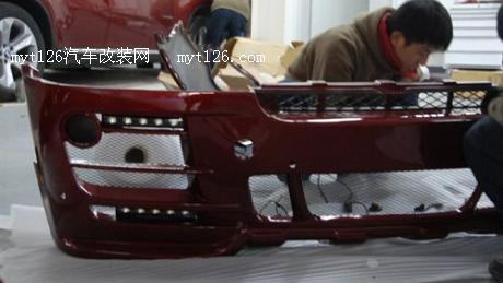 绿色旋风席卷而来 宝马X6升级ECU及亚光绿作业图5  
