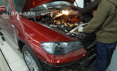 绿色旋风席卷而来 宝马X6升级ECU及亚光绿作业图6  