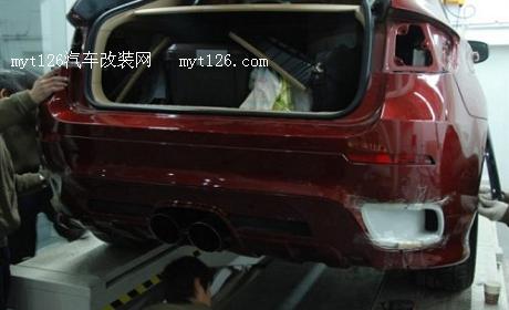 绿色旋风席卷而来 宝马X6升级ECU及亚光绿作业图11  