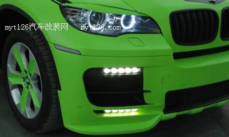 绿色旋风席卷而来 宝马X6升级ECU及亚光绿作业图24  