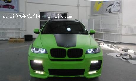 绿色旋风席卷而来 宝马X6升级ECU及亚光绿作业图26  