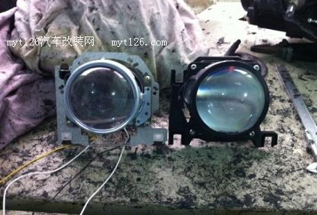 迈腾加装Q5双光透镜氙气大灯 完整过程供参考