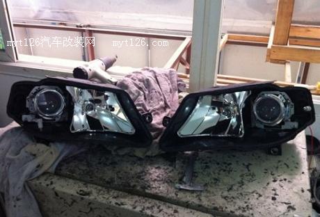 迈腾加装Q5双光透镜氙气大灯 完整过程供参考