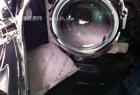迈腾加装Q5双光透镜氙气大灯 完整过程供参考