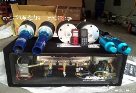重口味 奥迪A5改装airrex气压避震加awe四出排气 pic1 