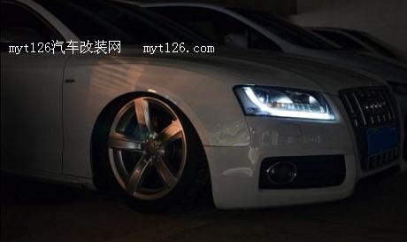 重口味 奥迪A5改装airrex气压避震加awe四出排气 pic17 