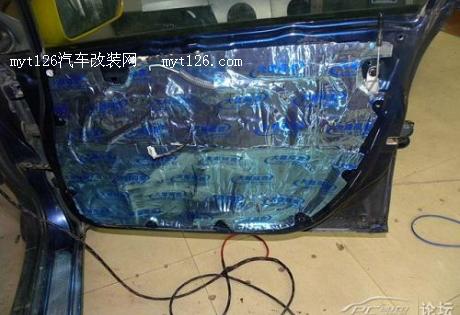 飞度改造主机与功放及隔音作业图5  