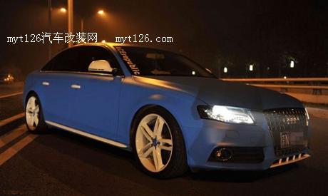 清新风 蓝精灵版奥迪A4L闷骚登场 pic20 