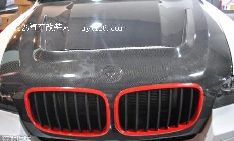 宝马X6改装碳纤维机盖及CGW排气 变身优雅贵族图7  
