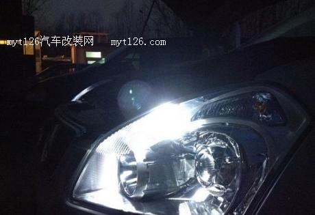 逍客改装G35透镜氙气大灯、升级MP5导航图14  