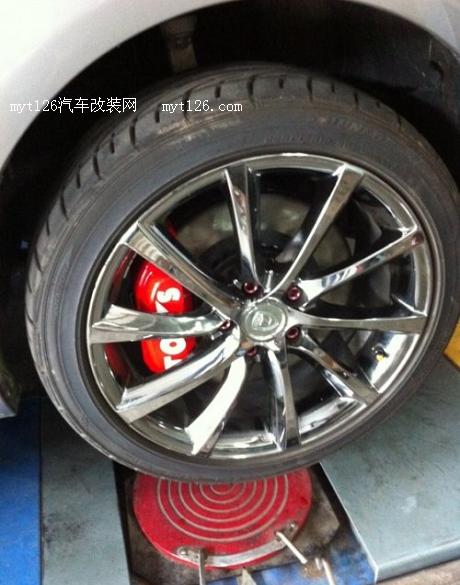 锐志改装历程 升级轮毂避震刹车及包围图12 